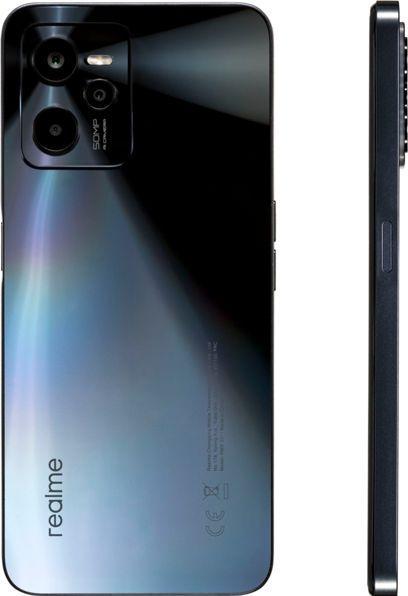 Actual product image realme C35 (128 GB, Glowing Black, 6.60", Hybrid Dual SIM, 4G)
