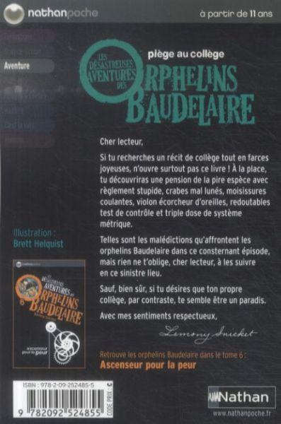 Immagine prodotto Les désastreuses aventures des orphelins Baudelaire (Francese, Lemony Snicket, 2014)