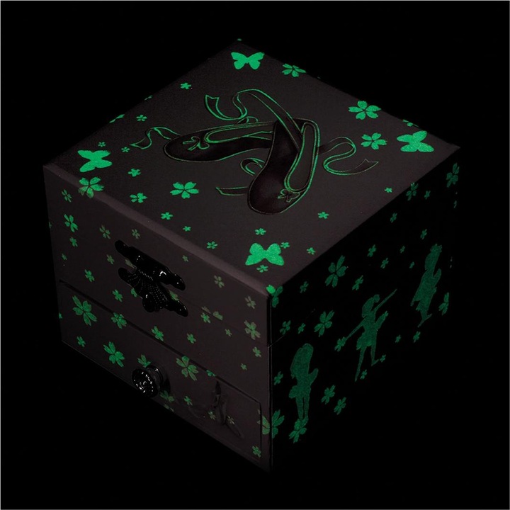 Actual product image Trousselier Music box with drawer Ballerina, luminescent.