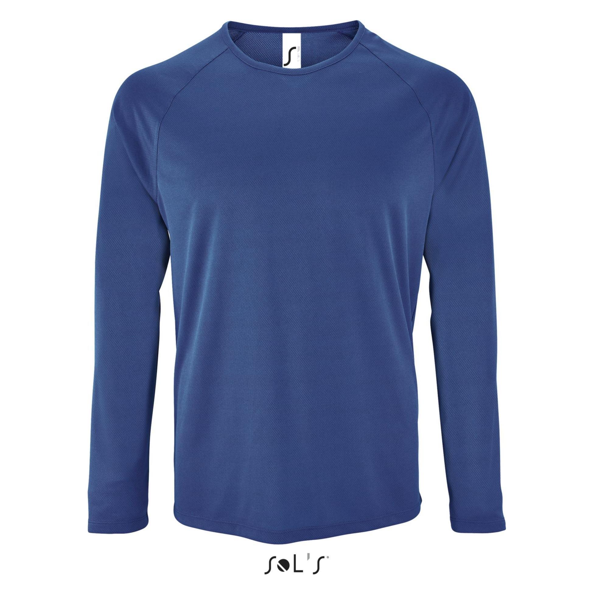 Sol's, Herren, Sportshirt, T-Shirt (S), Blau, S