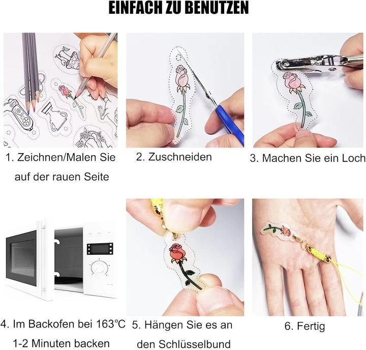 Immagine prodotto Sunanfbest Schrumpffolien Bastelset
