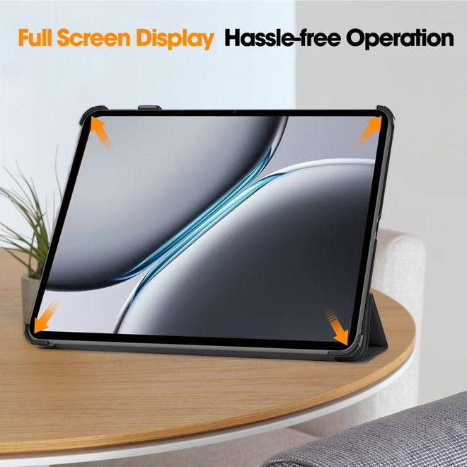 Actual product image MU Classic Triple foldable leather cover (OnePlus Pad 2)