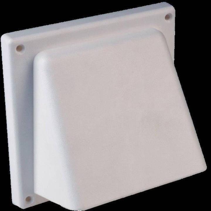 Wallair Exhaust hood with back pressure flap