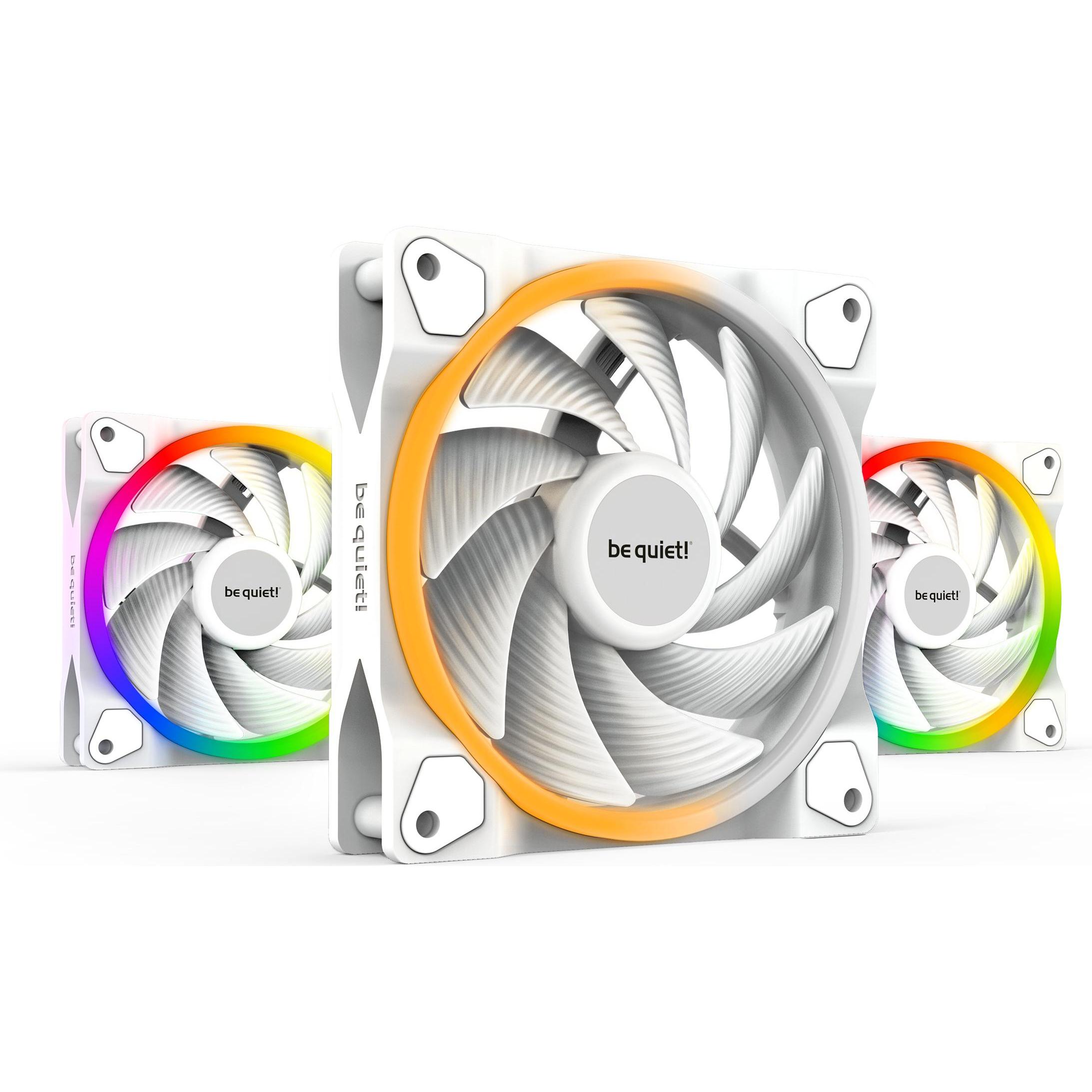 be quiet! Light Wings High Speed (120 mm, 3 x), PC Lüfter, Weiss