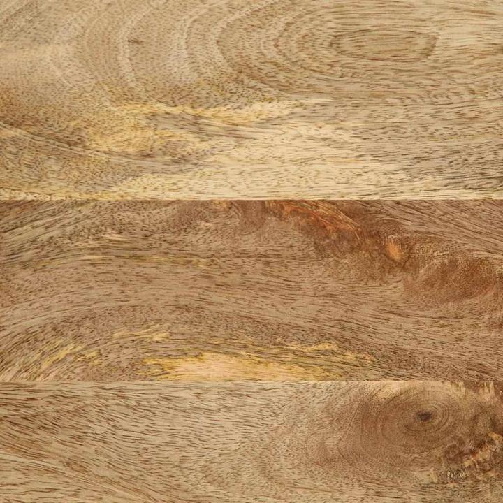 Image du produit VidaXL Table basse Table d'appoint Table de salon Noir Bois de manguier brut (80 x 54 x 40 cm)