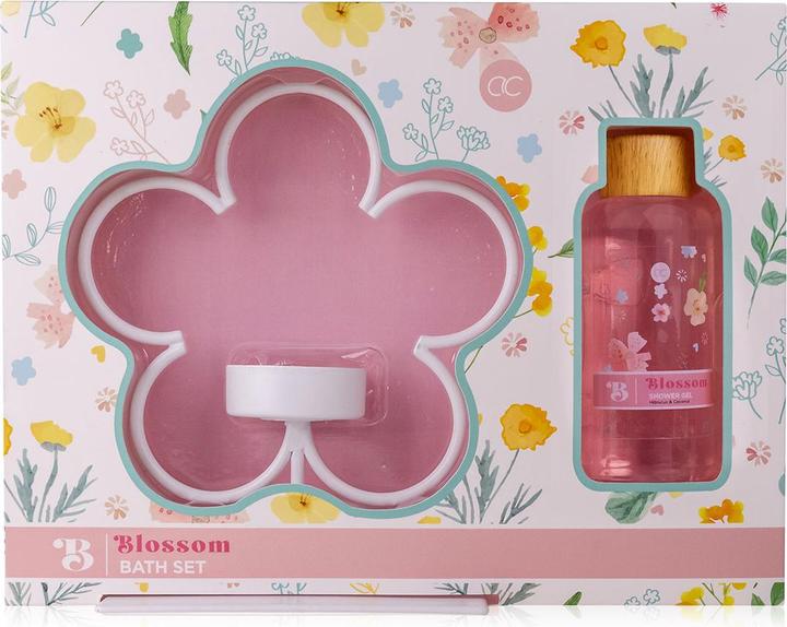 Image du produit Accentra Set de bain BLOSSOM en coffret cadeau, comprenant un gel douche 100ml, un bougeoir en forme de (Set soin capillaire)