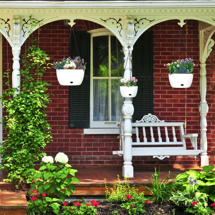Actual product image Relaxdays 3-piece hanging basket set (28.50 cm)