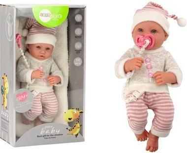 Image du produit No Name Poupée bébé avec tétine 35cm