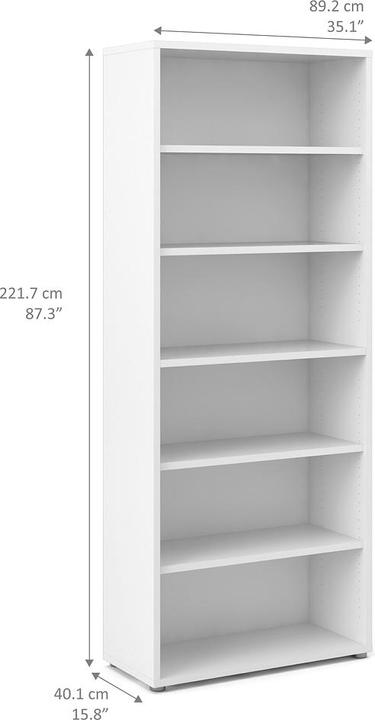 Produktbild Ebuy24 Regal Prisme (89 x 40 x 222 cm)
