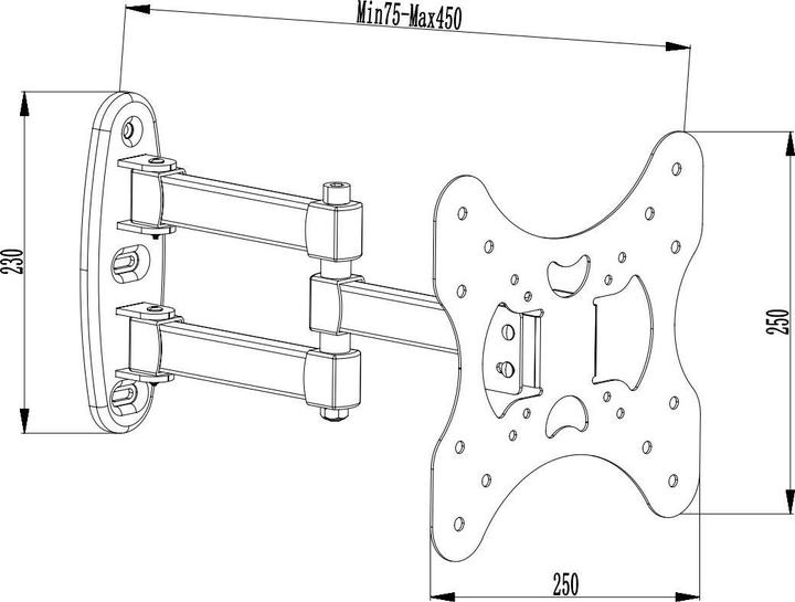 Immagine prodotto La Vague WM-ST2-37 (Muro, 25 kg, 17" - 37")