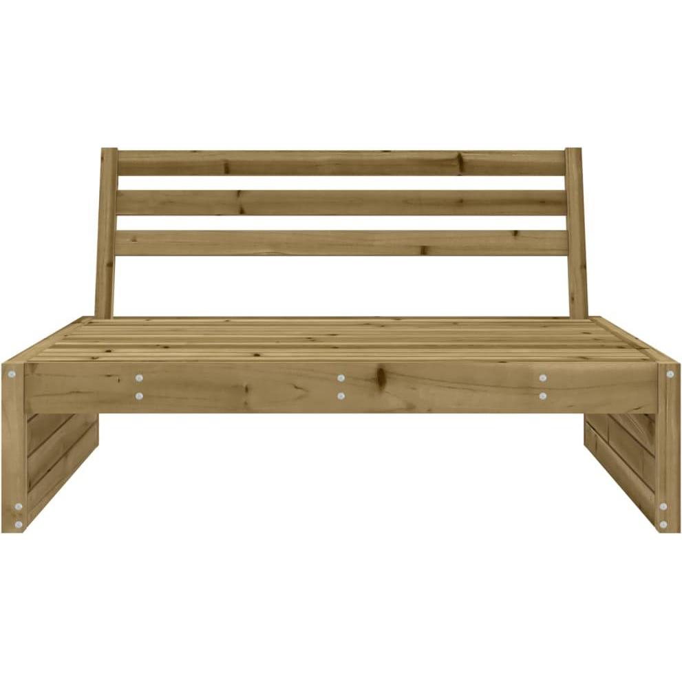 Thumbnail - VidaXL, Gartenlounge, Garten-Mittelsofa 120x80 cm Kiefernholz