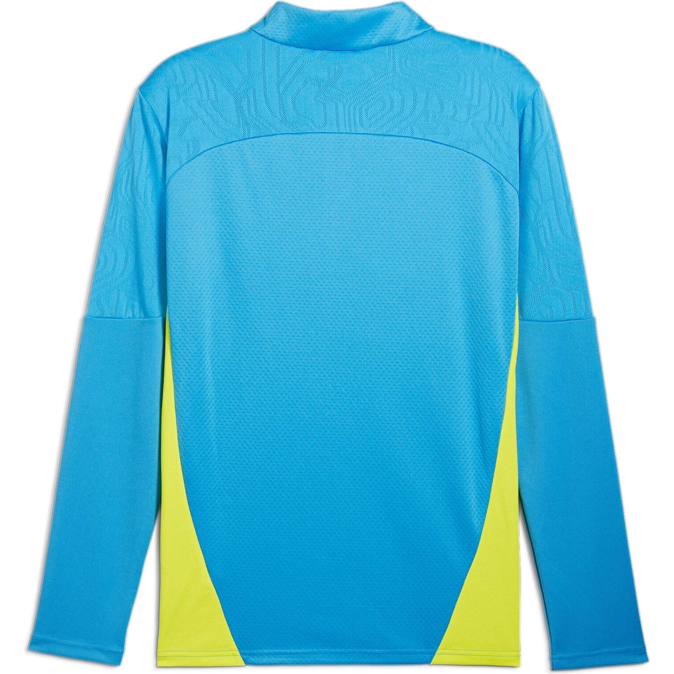 Thumbnail - Puma, Herren, Sportshirt, MCFC Training 1/4 Zip Top (S), Blau, S