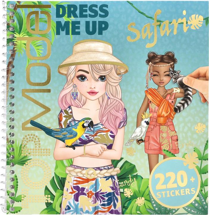 Actual product image Top Model Topmodel - Dress Me Up Stickerbook Safari (0413831) (11 Sticker)