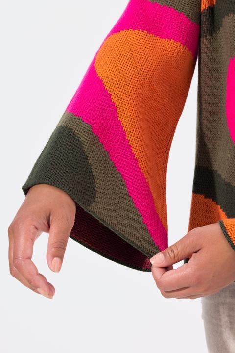 Immagine prodotto Angel of Style Pullover, oversized, Colormuster, Trompetenärmel (58)