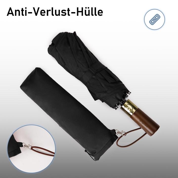 Produktbild Alopini Automatischer grosser sturmsicherer Regenschirm, Taschenschirm mit belüftetem Doppeldach und