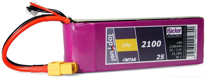 Hacker LiFe Pack TF LiFe 2100mAh 2S MTAG (6.60 V, 2100 mAh)