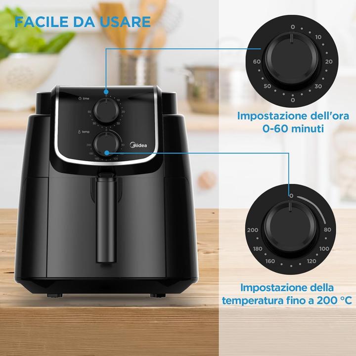 Produktbild Midea MF-TN35D2 Heissluftfritteuse 3,5 Liter