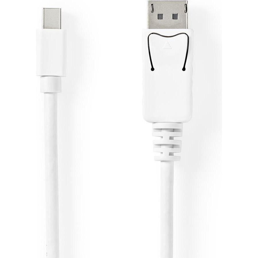 Nedis Mini DisplayPort Cable DisplayPort 1.4 Mini DisplayPort Male DisplayPort Male 48 Gbps Nickel P (2 m, DisplayPort),...