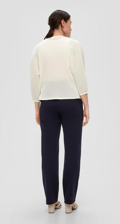 Produktbild s.Oliver Strickjacke Strickjacke mit 3/4-Ärmeln (46)