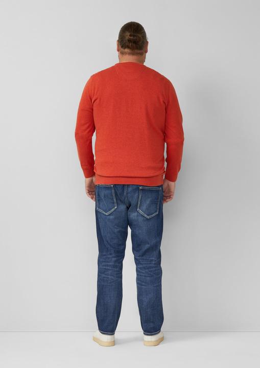 Actual product image s.Oliver Strickpullover Strickpullover mit Logo-Stickerei (3XL)