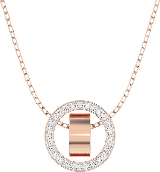 Swarovski Hollow Kreis Halskette (Swarovski Metall, 75 cm)