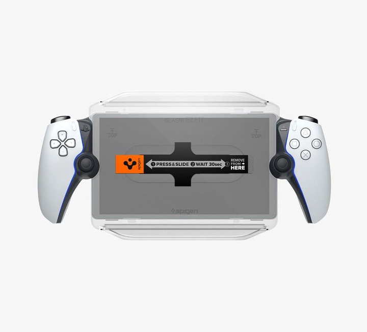 Actual product image Spigen GLAS.tR EZ Fit Playstation Portal Screen Protector