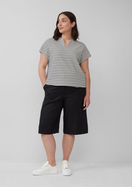 Produktbild S.Oliver T-Shirt Strukturiertes T-Shirt im Relaxed Fit (48)