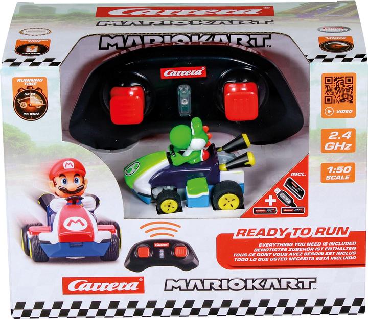 Actual product image Carrera 2,4GHz Mario Kart Mini RC - Yoshi (Paperbox)