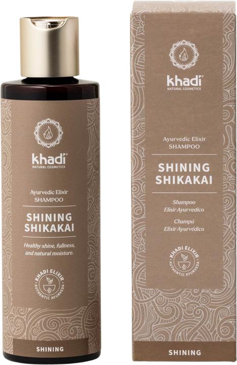 Actual product image Khadi Shining Sikakai (200 ml, Liquid shampoo)