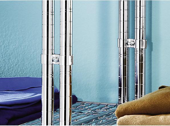 Actual product image Seco Steel wire mesh shelf, chrome plated