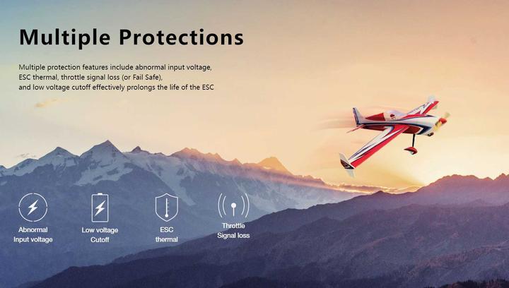 Actual product image Hobbywing Skywalker V2 100A 3-6s, 7A BEC