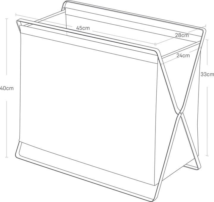 Produktbild Yamazaki Aufbewahrungskorb TOWER (29 cm)