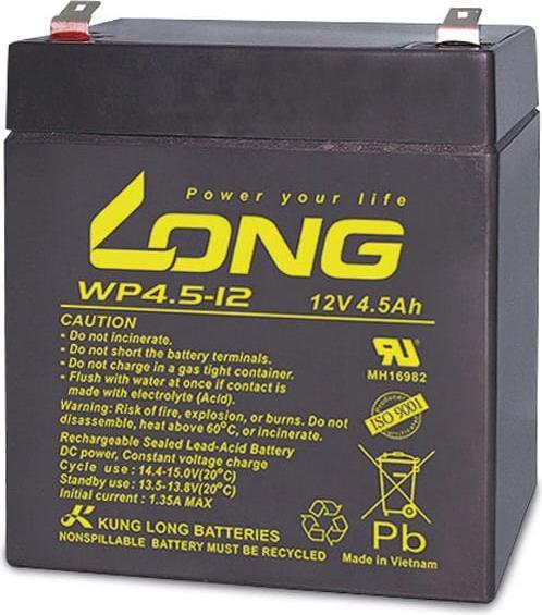 Produktbild Kung Long Blei-Akkumulator WP4.5-12, 12 V-/4,5 Ah (12 V, 4.50 Ah)