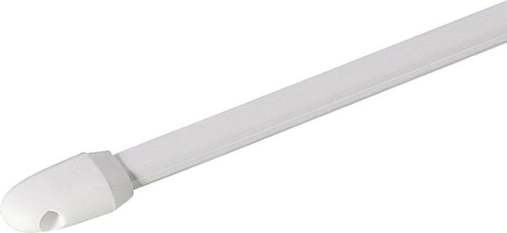 Leha Vitragenstange ausziehbar 600-1100 mm, Metall kunststoffummantelt weiss, 2 Stk