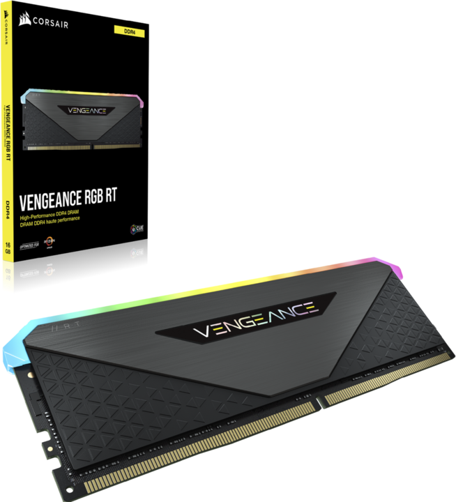 Image du produit Corsair Vengeance RGB RT (2 x 8GB, 3200 MHz, RAM DDR4, DIMM)