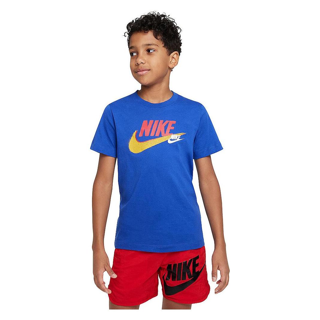 Nike, Damen, Sportshirt, B Nsw Si Ss Tee, Game Royal Game Royal M (140, 146, 152), Blau, 140, 152, 146