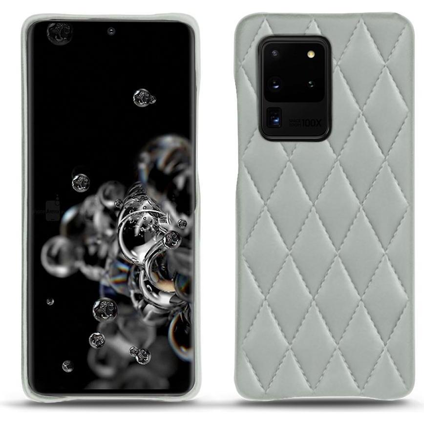 Noreve Lederschutzhülle (Samsung Galaxy S20 Ultra 5G), Smartphone Hülle, Grau