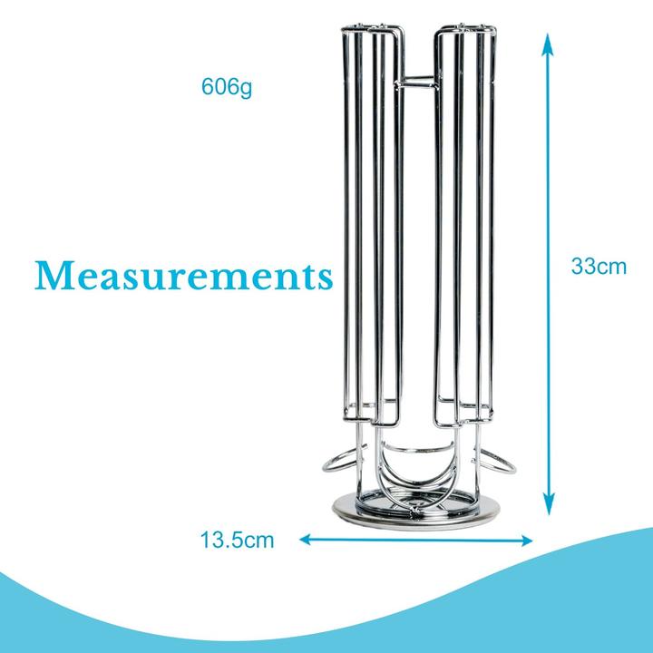 Produktbild Intirilife Kaffee Kapselhalter kompatibel mit Dolce Gusto Kapseln (24 Stück)