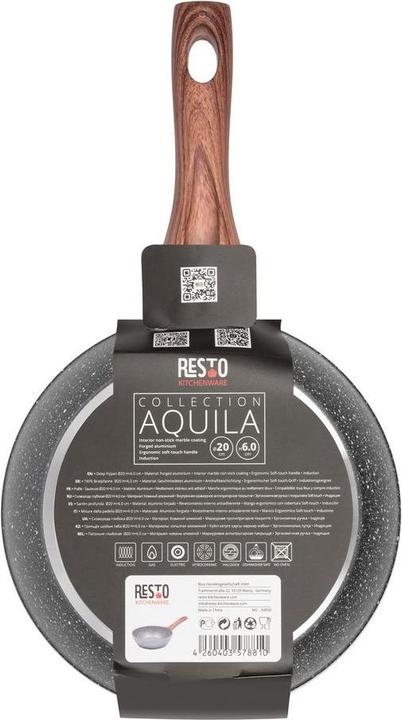 Produktbild Resto DEEP FRYPAN D20 H6.0CM/93050 (20 cm, Bratpfanne, Aluminium)