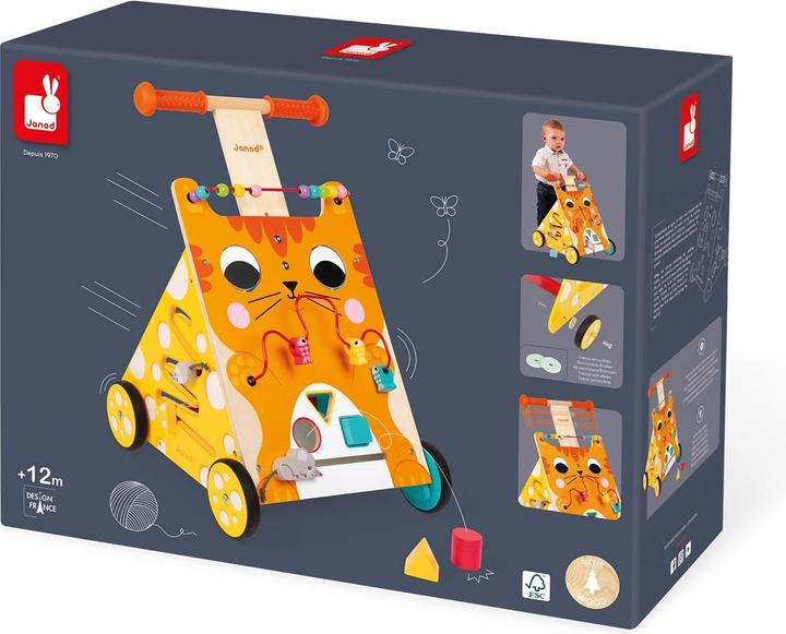 Actual product image Janod Multi-activity trolley Cat