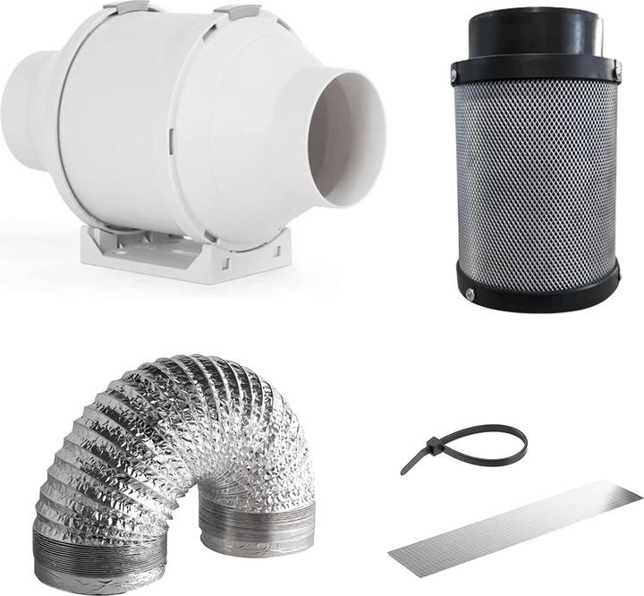 Produktbild Nicegrow Grow Abluft-Set 100 mm Rohrventilator