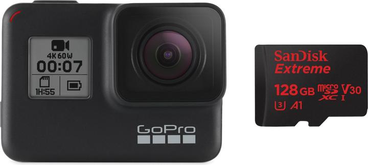 Produktbild GoPro Hero 7 Black 128GB SD-Kit