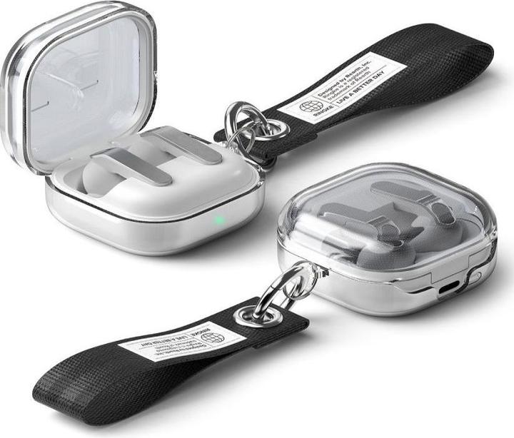 Produktbild Ringke Air Galaxy Buds 4 / 4 Pro Clear/Black (AUX Kabel)