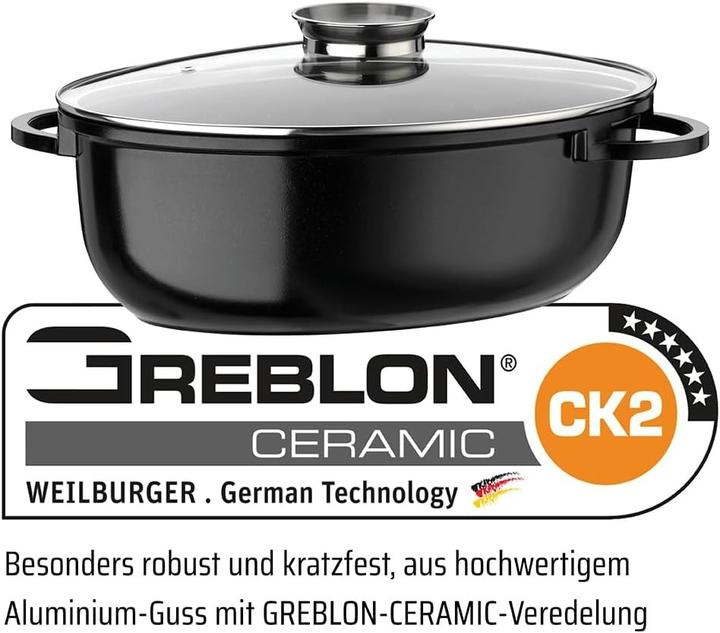 Actual product image GSW Gourmet Ceramica (Casserole + Stewpot, Aluminium)