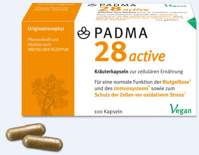 Produktbild Padma 28 active (100 Stück, Kapseln, 87 g)