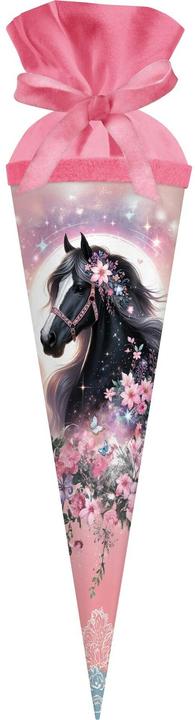 Actual product image Goldbuch Schultüte Luna 35 cm, Detailfarbe: Hellrosa, Violett (35 cm, 1 x)