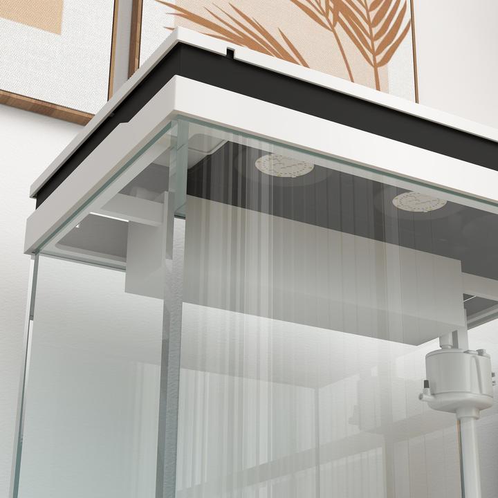 Image du produit PawHut Aquarium Glas, ABS Weiss (41 l)