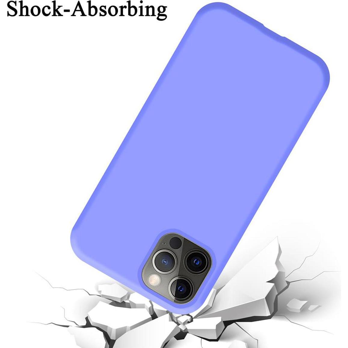 Thumbnail - Cadorabo TPU Liquid Silicone Case Cover (Apple iPhone 12, Realme 12 Pro+), Smartphone Hülle, Violett