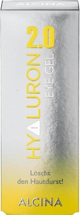 Produktbild Alcina Hyaluron 2.0 Augen-Gel Füllt Augenfältchen (Augenpflege Gel, 15 ml, Tag + Nacht)