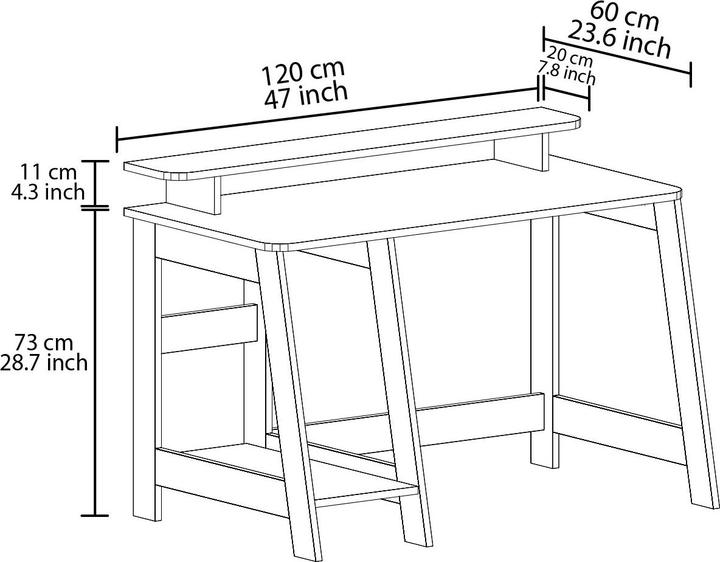 Image du produit Homitis Countre (120 x 60 x 73 cm)